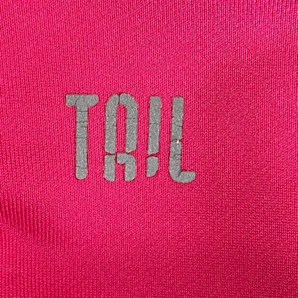 Tail size small zip up jacket in fuchsia bright color workout athleisure casual - Picture 8 of 13